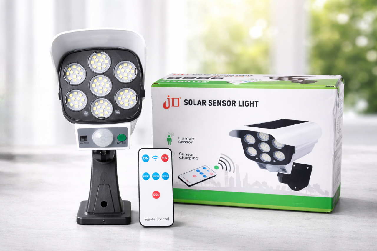 LAMPARA SOLAR DE SEGURIDAD PARA EXTERIORES