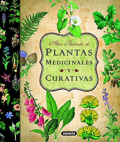 Atlas ilustrado de plantas medicinales y curativas (Spanish Edition)