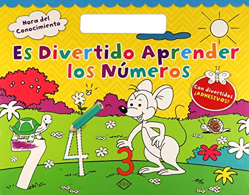ES DIVERTIDO APRENDER LOS NUMEROS. HORA DEL CONOCIMIENTO (INCLUYE ADHESIVOS)
