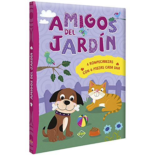 AMIGOS DEL JARDIN (4 ROMPECABEZAS) TD