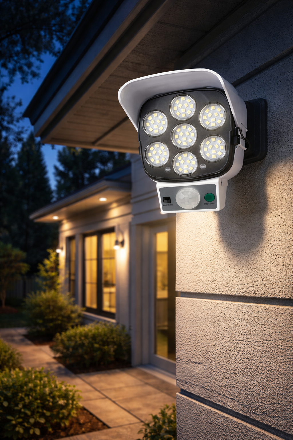 LAMPARA SOLAR DE SEGURIDAD PARA EXTERIORES